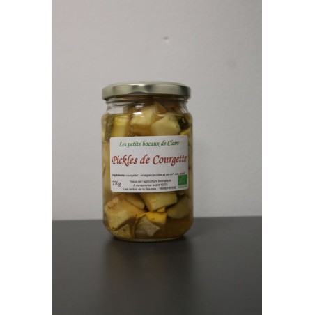 Pickles de courgette 270gr