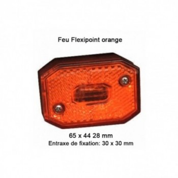 Feu de position orange Flexipoint 685111