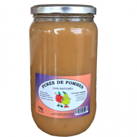 Purée de pomme 100% naturel