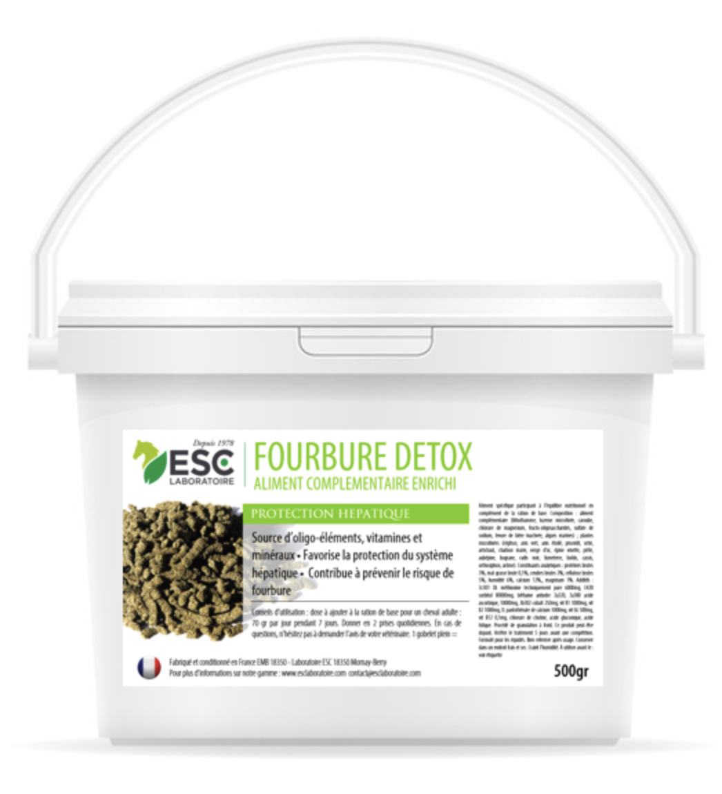 Fourbure Detox – Complément enrichi à base de plantes draînantes – Fourbure cheval