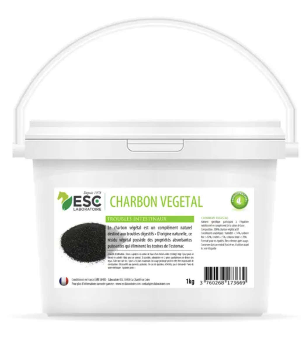 Charbon végétal – Confort intestinal cheval et élimination des toxines