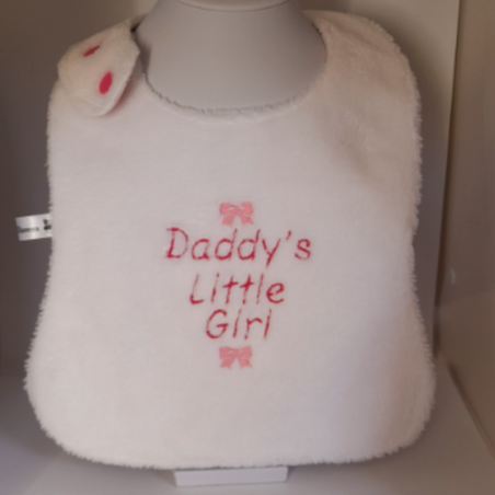 Bavoir brodé "Daddy's...