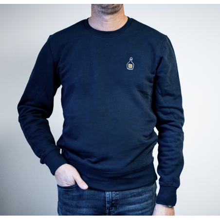 Sweat bleu marine homme