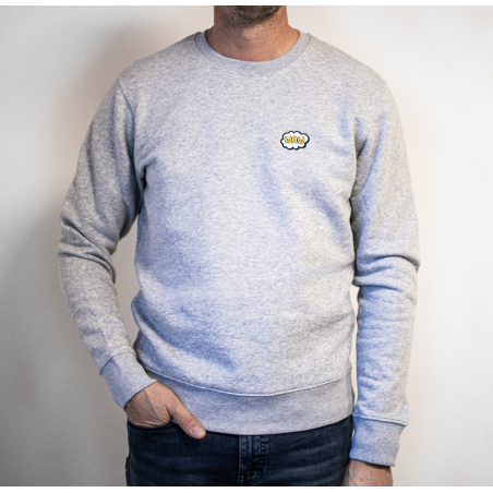 Sweat gris homme