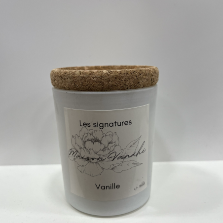 Bougie pot blanc Vanille