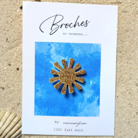 Broche Soleil