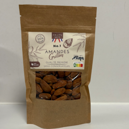 Amandes torréfiées entières...