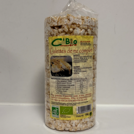 Galettes de riz complet - 130g
