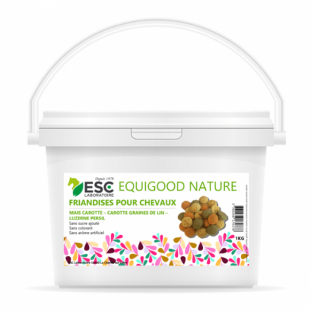 Equigood Nature – Friandises cheval sans sucres et naturelles