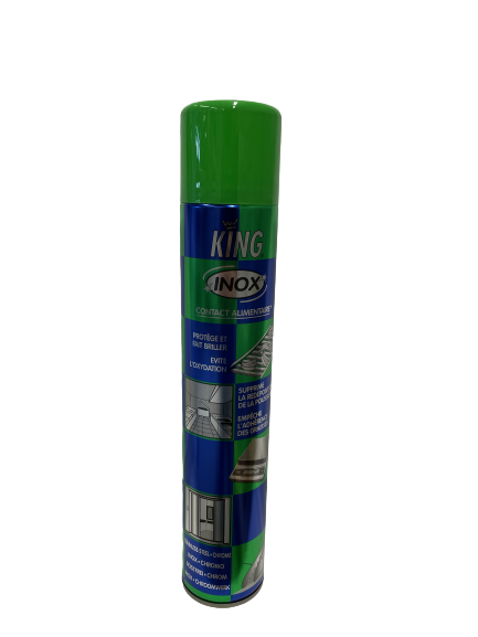 King nettoyant inox en aérosol de 500 ml x12 à 137,00 € HT